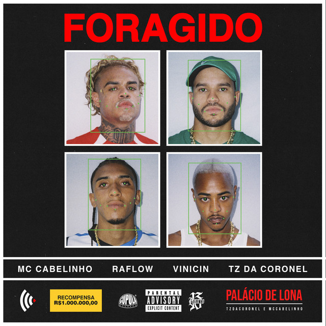 MC Cabelinho - FORAGIDO (feat. Tz da Coronel, Raflow & Vinicin)